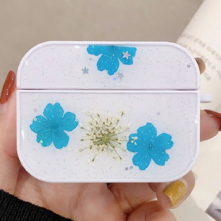 For AirPods Pro Beautiful Ladies Flowers Pattern Wireless Earphone Protective Case, For AirPods Pro