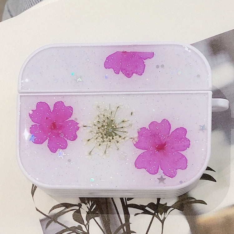 For AirPods Pro Beautiful Ladies Flowers Pattern Wireless Earphone Protective Case, For AirPods Pro