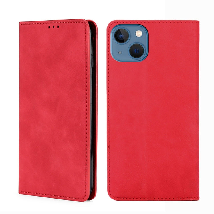 Skin Feel Magnetic Leather Phone Case