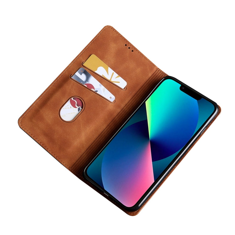 Skin Feel Magnetic Leather Phone Case