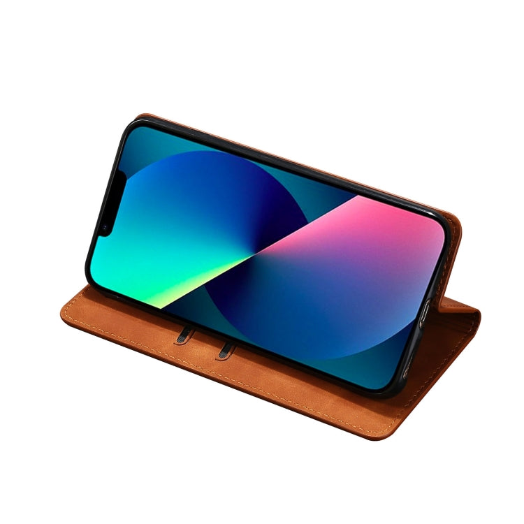 Skin Feel Magnetic Leather Phone Case