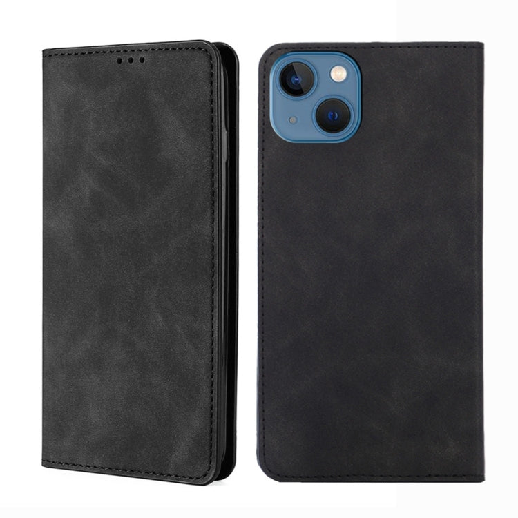 Skin Feel Magnetic Leather Phone Case