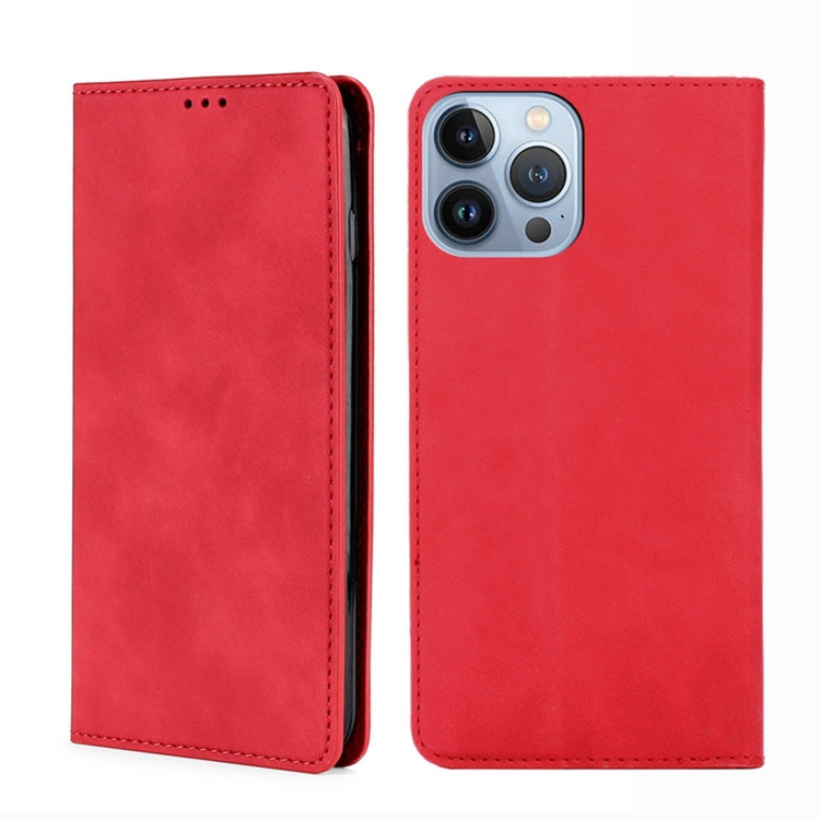 Skin Feel Magnetic Leather Phone Case