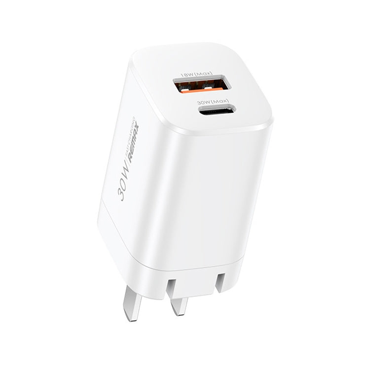 REMAX RP-U6 Magic Speed Series 30W Micro USB+USB-C / Type-C Foldable Fast Charger, CN Plug, UK Plug