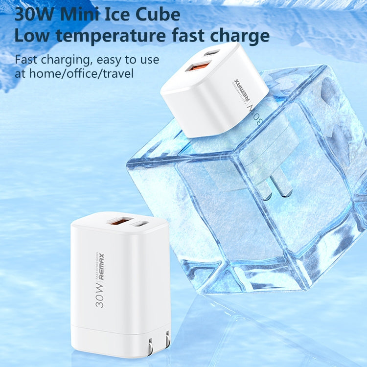 REMAX RP-U6 Magic Speed Series 30W Micro USB+USB-C / Type-C Foldable Fast Charger, CN Plug, UK Plug