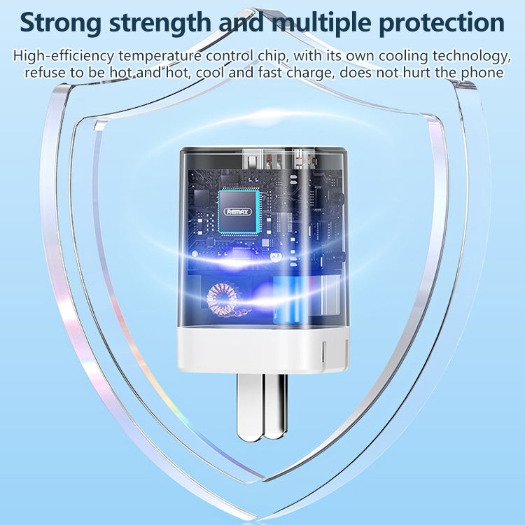 REMAX RP-U6 Magic Speed Series 30W Micro USB+USB-C / Type-C Foldable Fast Charger, CN Plug, UK Plug