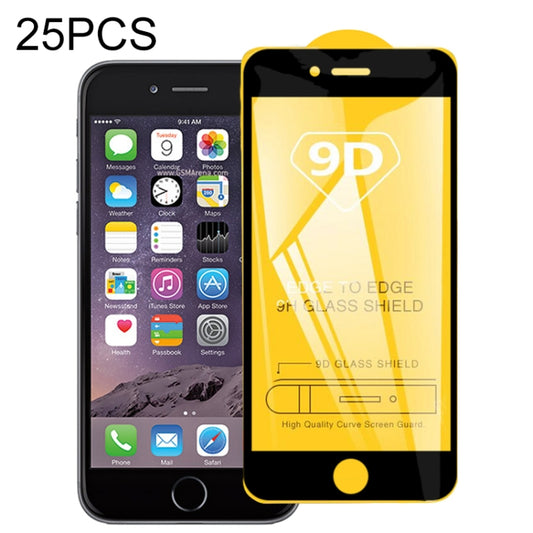 25-pack 9D tempered glass screen protectors for iPhone 6 6s 7 8 Galaxy A01 A11