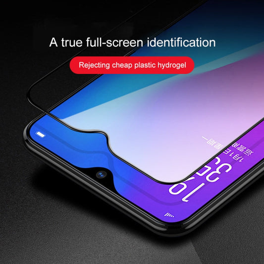 Close-up of 9D hardness rating tempered glass with anti-fingerprint coating