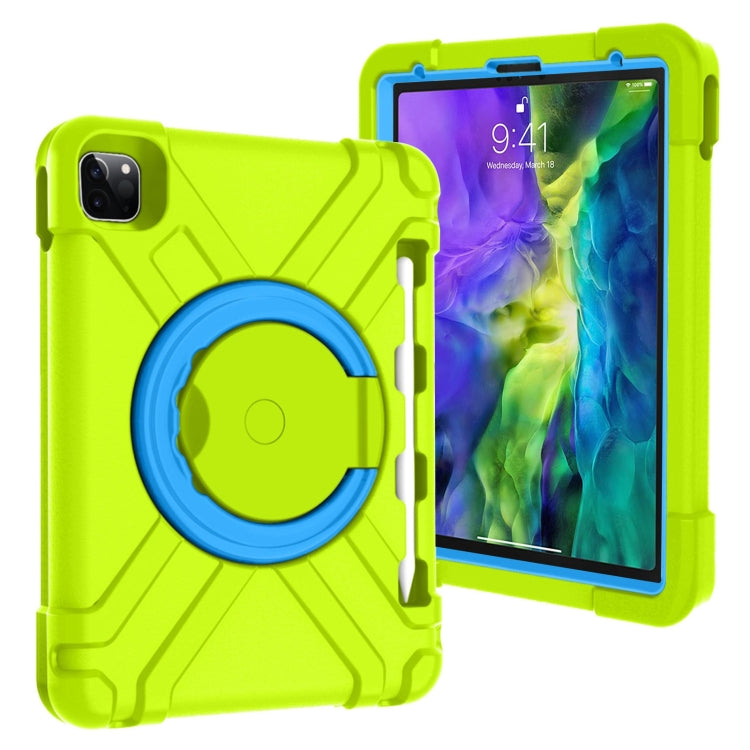 PC + Silicone Shockproof Combination Case with 360 Degree Rotating Holder & Handle