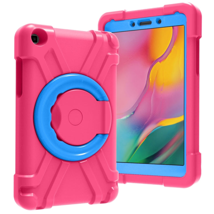 PC + Silicone Shockproof Combination Case with 360 Degree Rotating Holder & Handle