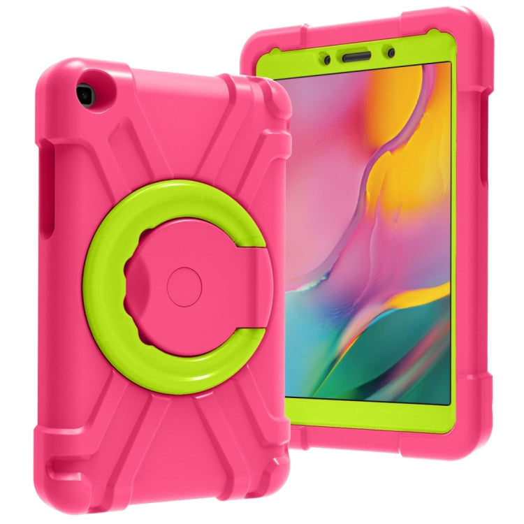 PC + Silicone Shockproof Combination Case with 360 Degree Rotating Holder & Handle