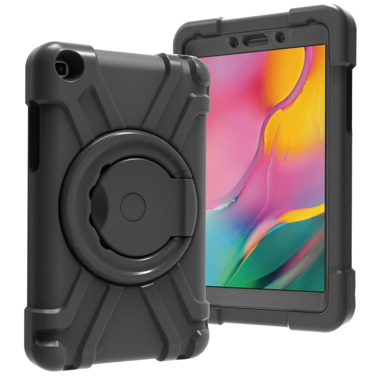 PC + Silicone Shockproof Combination Case with 360 Degree Rotating Holder & Handle