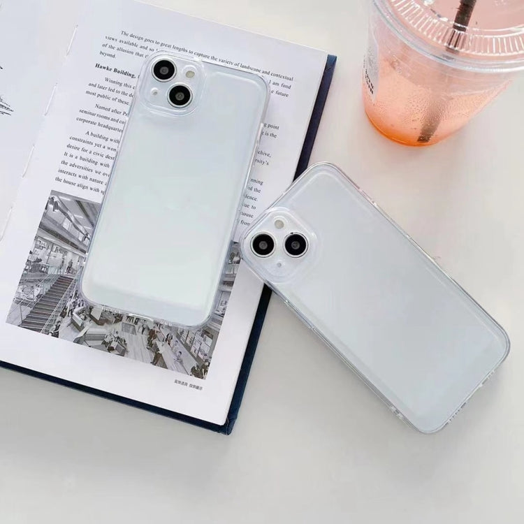 Space Fine Hole Transparent TPU Shockproof Protective Case, For iPhone 14