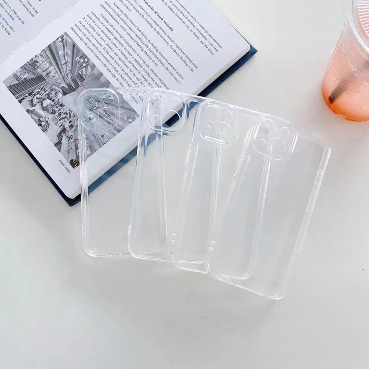 Space Fine Hole Transparent TPU Shockproof Protective Case, For iPhone 14