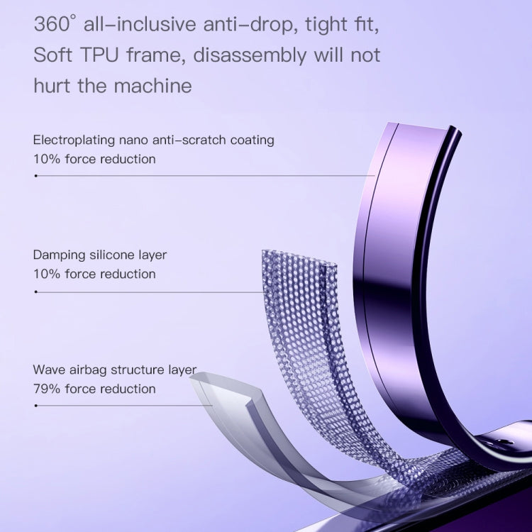 Coque de téléphone en TPU galvanisée TOTUDESIGN série AA-155