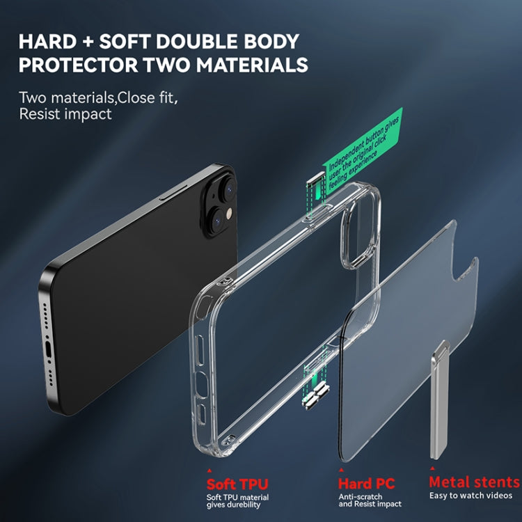 Four Corner Airbag Shockproof Holder Phone Case, For iPhone 14, For iPhone 14 Plus, For iPhone 14 Pro, For iPhone 14 Pro Max, For iPhone 13, For iPhone 13 Pro, For iPhone 13 Pro Max