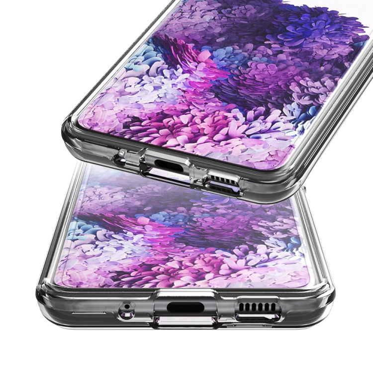2 In 1 PC + TPU Card Pattern Transparent Protective Case, For Galaxy S20, For Galaxy S20+