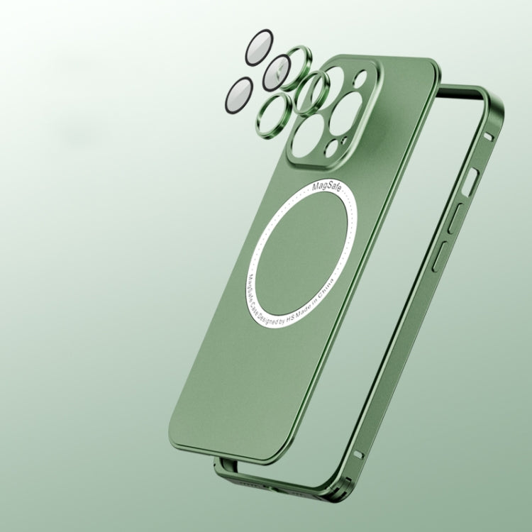 Frosted MagSafe Magnetic Phone Case with Lens Film, For iPhone 14, For iPhone 14 Pro Max