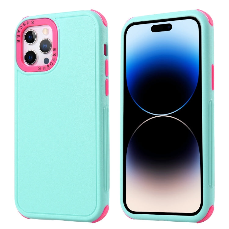 3 in 1 Four Corner Shockproof Phone Case, For iPhone 14 Pro Max, For iPhone 14 Pro