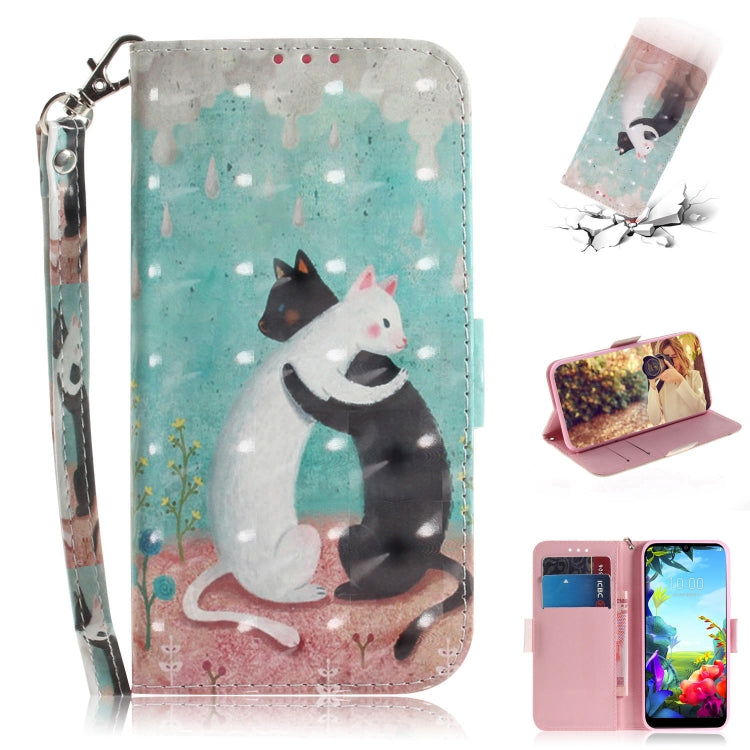 3D Formula Pattern Magnetic Attraction Horizontal Flip Leather Case with Lanyard, Support Holder & Card Slot & Wallet, For LG K40S, For Xiaomi Redmi Note 8T