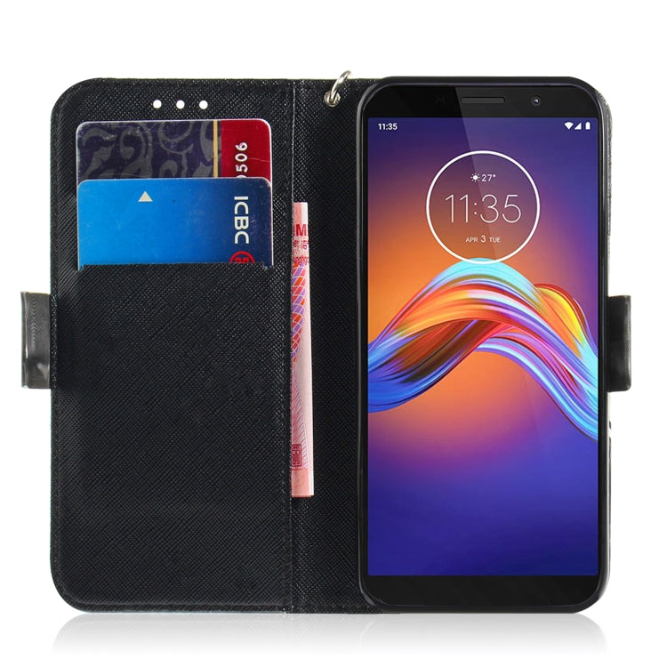 3D Formula Pattern Magnetic Attraction Horizontal Flip Leather Case with Lanyard, Support Holder & Card Slot & Wallet, For Motorola Moto E6 Play, For Motorola Moto G8 Plus
