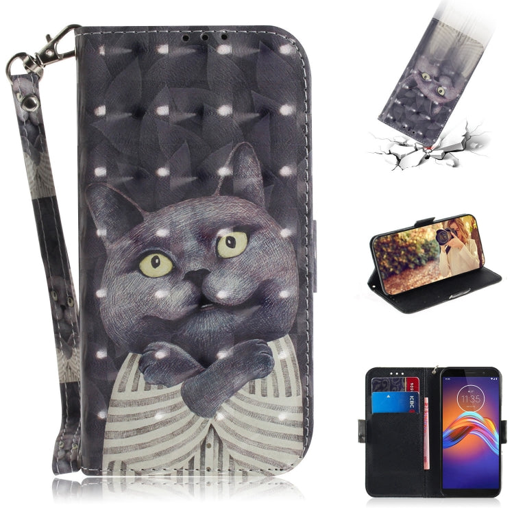 3D Formula Pattern Magnetic Attraction Horizontal Flip Leather Case with Lanyard, Support Holder & Card Slot & Wallet, For Motorola Moto E6 Play, For Motorola Moto G8 Plus