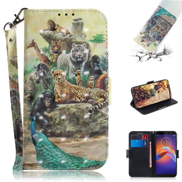 3D Formula Pattern Magnetic Attraction Horizontal Flip Leather Case with Lanyard, Support Holder & Card Slot & Wallet, For Motorola Moto E6 Play, For Motorola Moto G8 Plus