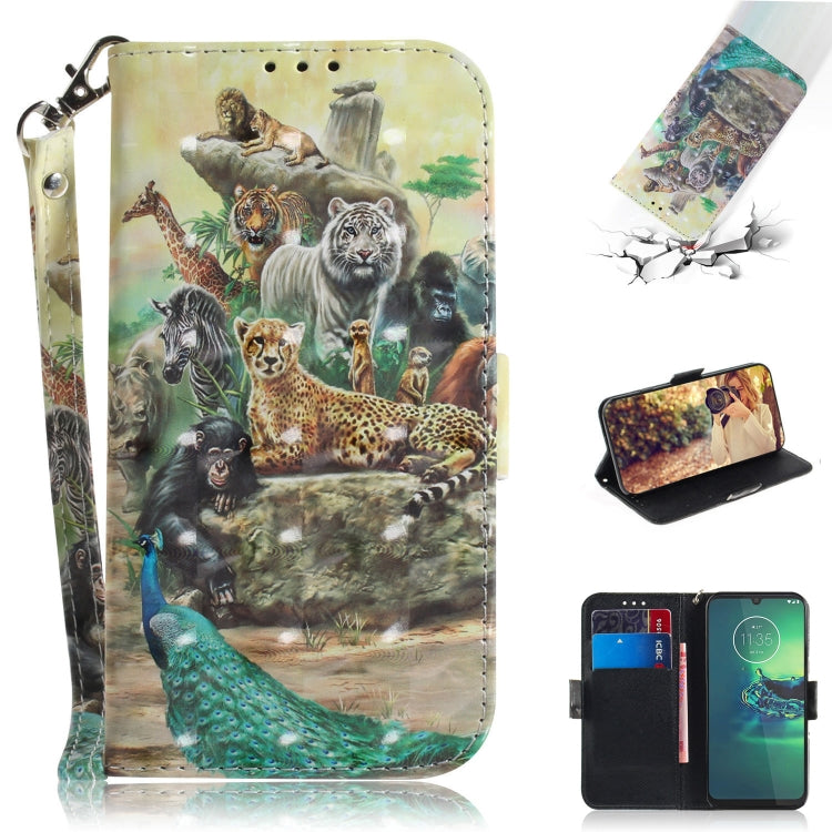 3D Formula Pattern Magnetic Attraction Horizontal Flip Leather Case with Lanyard, Support Holder & Card Slot & Wallet, For Motorola Moto E6 Play, For Motorola Moto G8 Plus