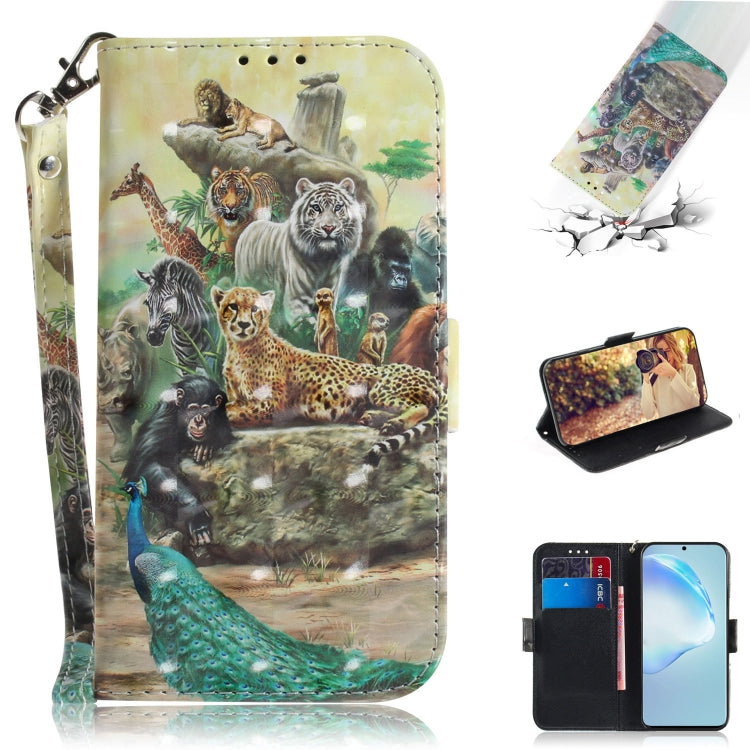 3D Formula Pattern Magnetic Attraction Horizontal Flip Leather Case with Lanyard, Support Holder & Card Slot & Wallet, For Galaxy S20+, For Galaxy S20 Ultra