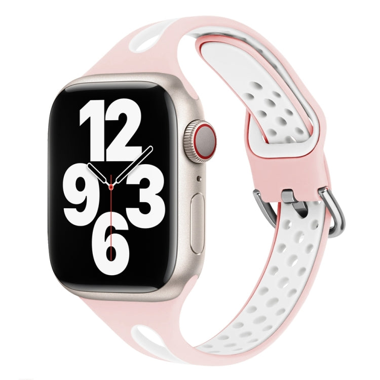 Water Drop Silicone Watch Band For Apple Watch Series, 7 45mm / 6&SE&5&4 44mm / 3&2&1 42mm, 7 41mm / 6&SE&5&4 40mm / 3&2&1 38mm