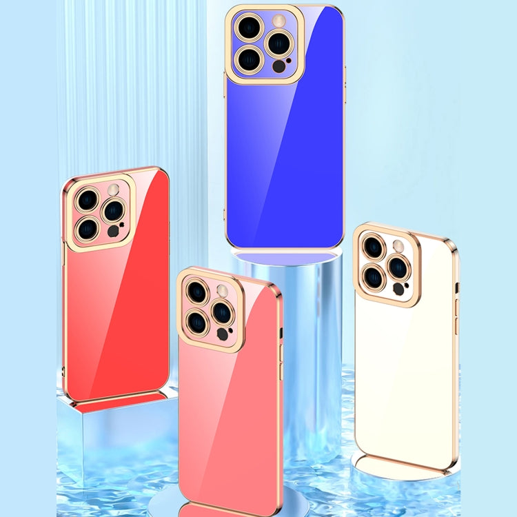 6D Electroplated Lens Protective Phone Case, For iPhone 14, For iPhone 14 Plus, For iPhone 14 Pro, For iPhone 14 Pro Max