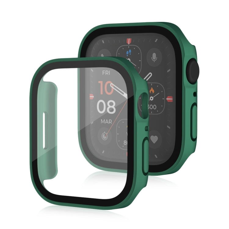 Life Waterproof Frosted 2 in 1 PC Frame + Tempered Glass Protective Case, For Apple Watch Series 9 / 8 / 7 45mm, For Apple Watch Series 9 / 8 / 7 41mm