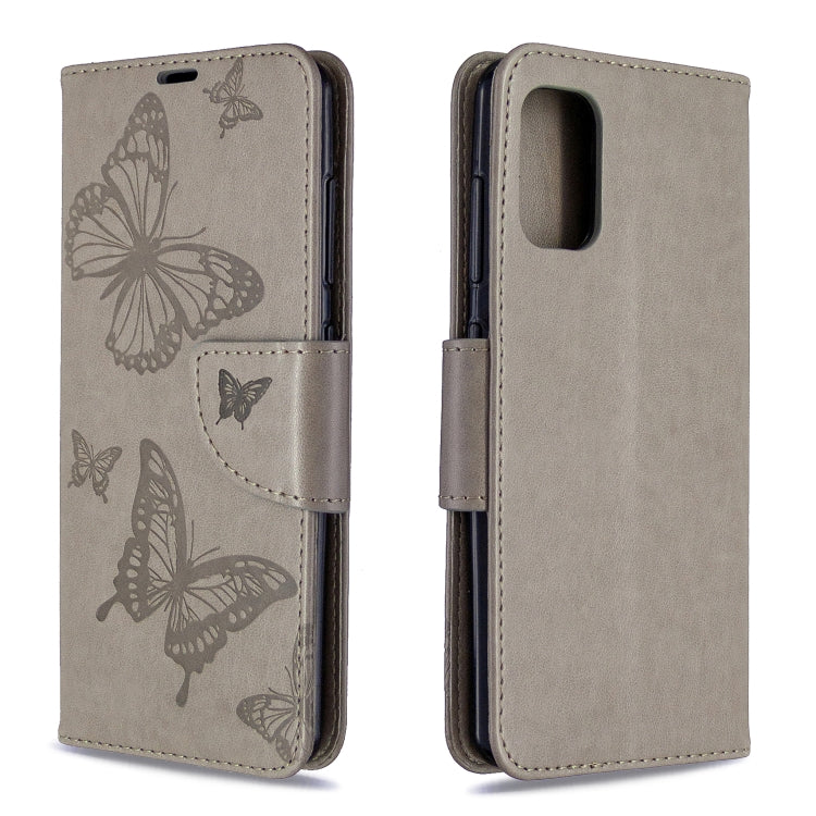 Two Butterflies Embossing Pattern Horizontal Flip Leather Case with Holder & Card Slot & Wallet & Lanyard, For Nokia 2.3, For Galaxy A41, For Galaxy A70e
