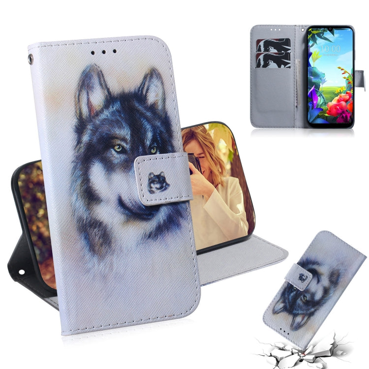 Combined Pattern Magnetic Attraction Horizontal Flip Leather Case, Support Holder & Card Slot & Wallet, For LG K40S, For Xiaomi Redmi Note 8T