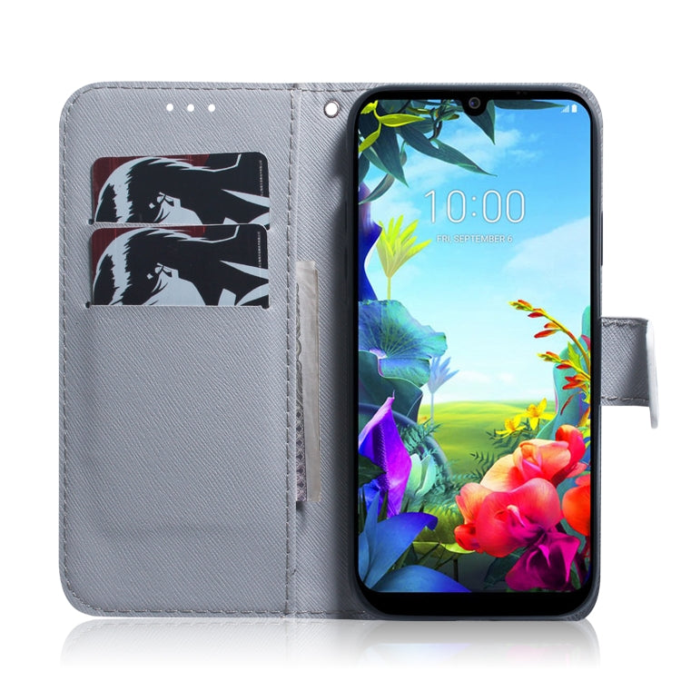 Combined Pattern Magnetic Attraction Horizontal Flip Leather Case, Support Holder & Card Slot & Wallet, For LG K40S, For Xiaomi Redmi Note 8T