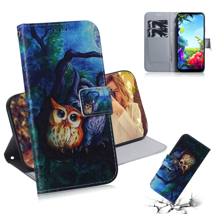 Combined Pattern Magnetic Attraction Horizontal Flip Leather Case, Support Holder & Card Slot & Wallet, For LG K40S, For Xiaomi Redmi Note 8T