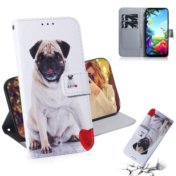 Combined Pattern Magnetic Attraction Horizontal Flip Leather Case, Support Holder & Card Slot & Wallet, For LG K40S, For Xiaomi Redmi Note 8T