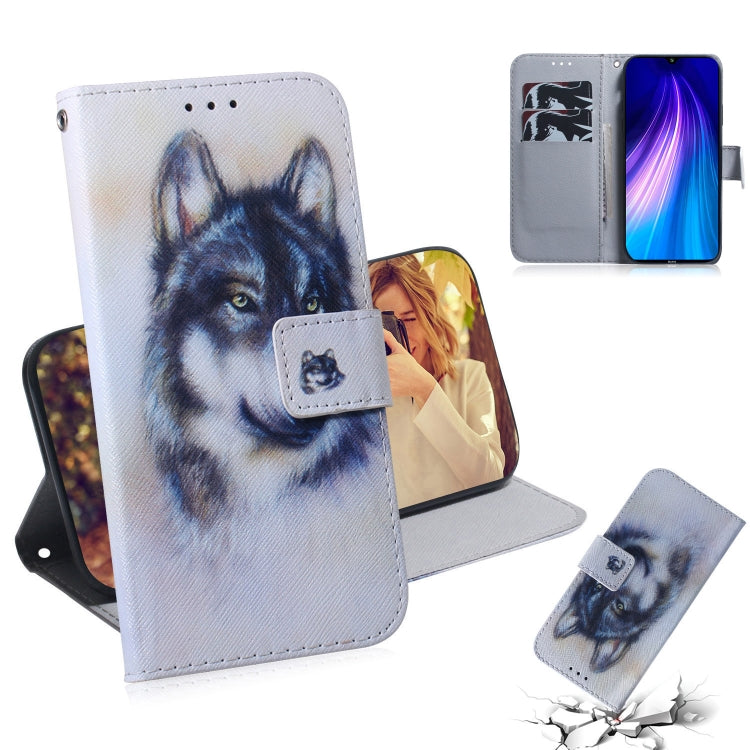 Combined Pattern Magnetic Attraction Horizontal Flip Leather Case, Support Holder & Card Slot & Wallet, For LG K40S, For Xiaomi Redmi Note 8T