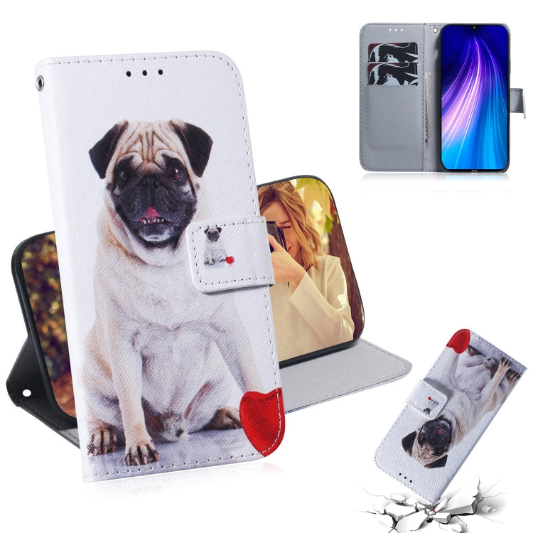 Combined Pattern Magnetic Attraction Horizontal Flip Leather Case, Support Holder & Card Slot & Wallet, For LG K40S, For Xiaomi Redmi Note 8T