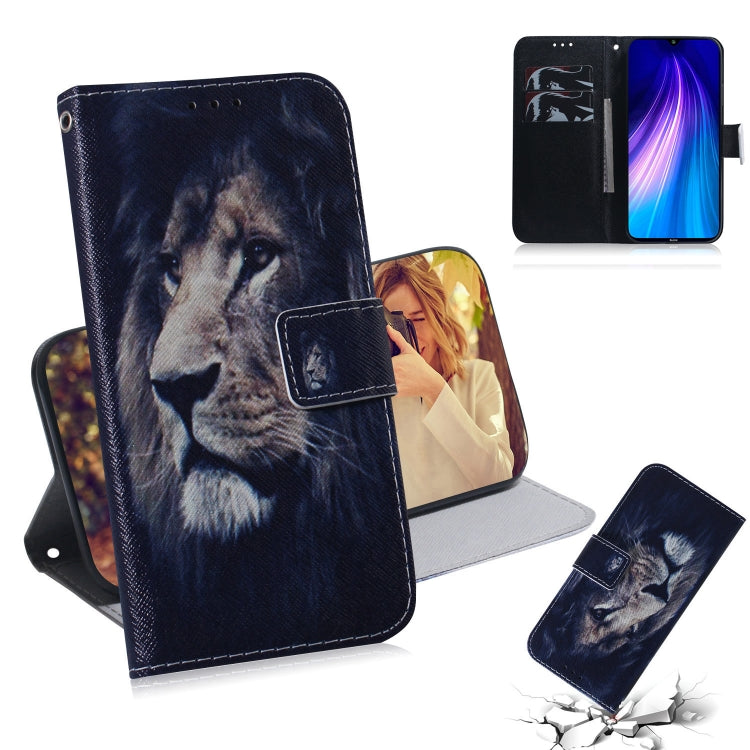 Combined Pattern Magnetic Attraction Horizontal Flip Leather Case, Support Holder & Card Slot & Wallet, For LG K40S, For Xiaomi Redmi Note 8T