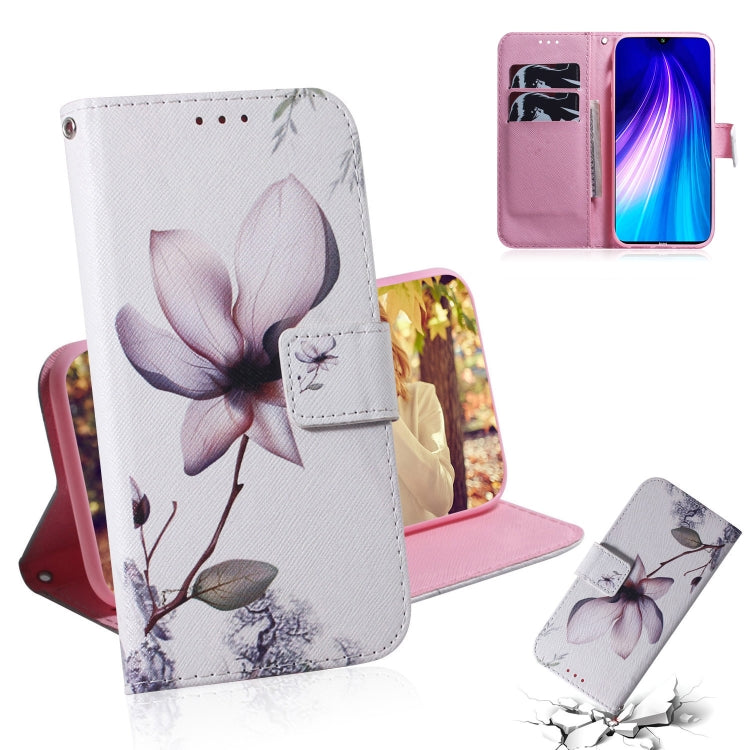 Combined Pattern Magnetic Attraction Horizontal Flip Leather Case, Support Holder & Card Slot & Wallet, For LG K40S, For Xiaomi Redmi Note 8T