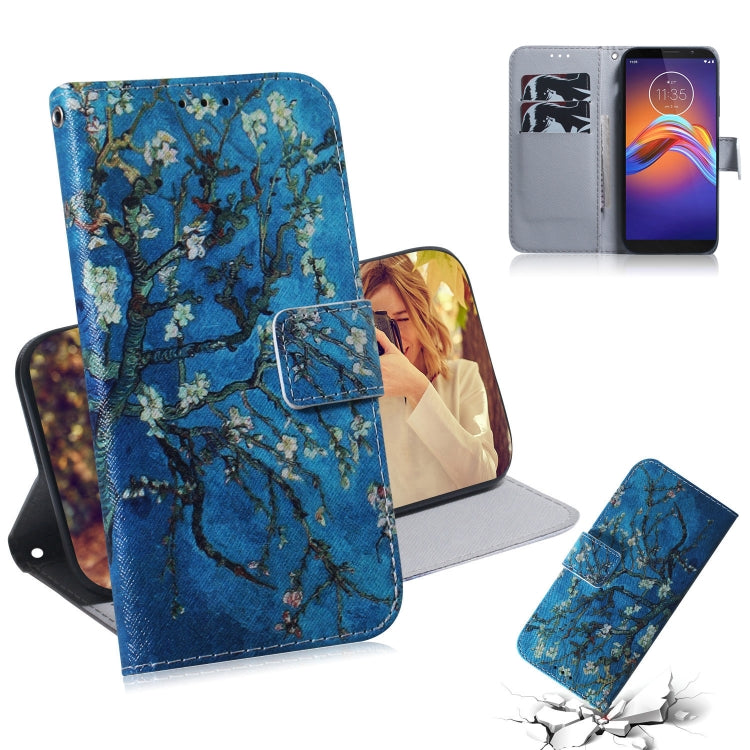 Combined Pattern Magnetic Attraction Horizontal Flip Leather Case, Support Holder & Card Slot & Wallet, For Motorola Moto E6 Play, For Motorola Moto G8 Plus