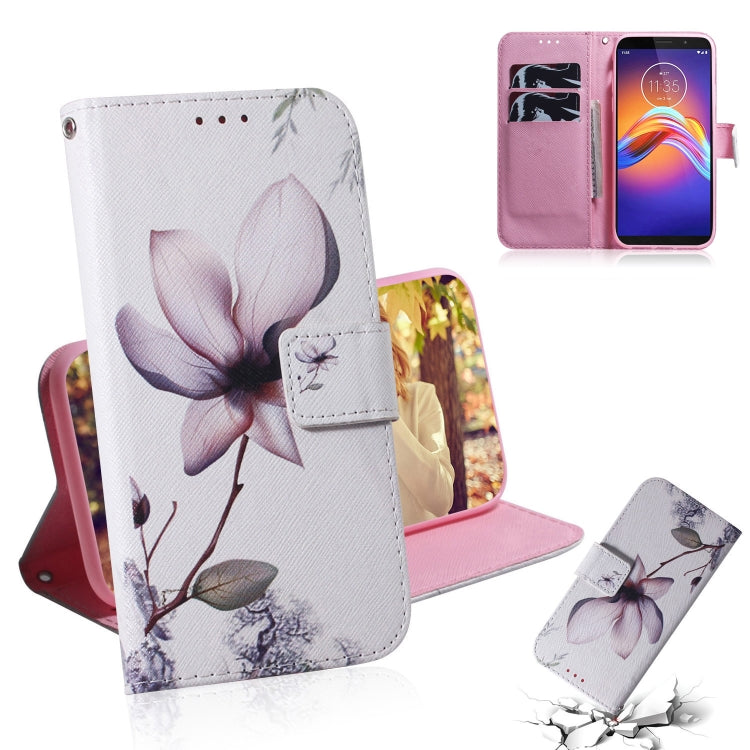 Combined Pattern Magnetic Attraction Horizontal Flip Leather Case, Support Holder & Card Slot & Wallet, For Motorola Moto E6 Play, For Motorola Moto G8 Plus
