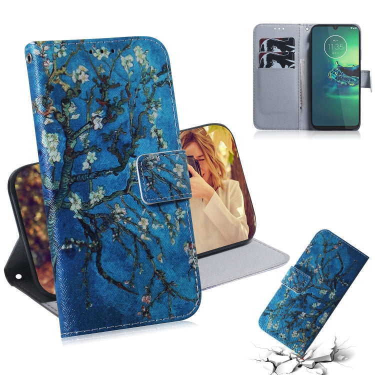 Combined Pattern Magnetic Attraction Horizontal Flip Leather Case, Support Holder & Card Slot & Wallet, For Motorola Moto E6 Play, For Motorola Moto G8 Plus