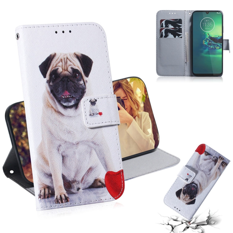 Combined Pattern Magnetic Attraction Horizontal Flip Leather Case, Support Holder & Card Slot & Wallet, For Motorola Moto E6 Play, For Motorola Moto G8 Plus