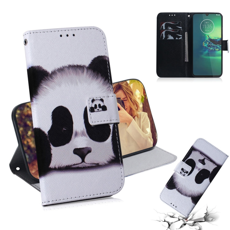 Combined Pattern Magnetic Attraction Horizontal Flip Leather Case, Support Holder & Card Slot & Wallet, For Motorola Moto E6 Play, For Motorola Moto G8 Plus