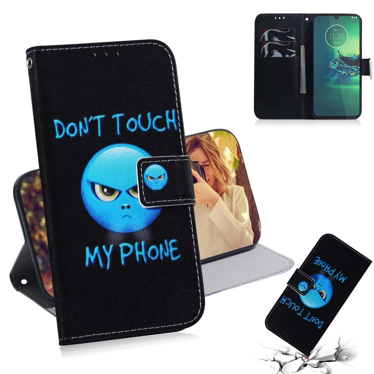 Combined Pattern Magnetic Attraction Horizontal Flip Leather Case, Support Holder & Card Slot & Wallet, For Motorola Moto E6 Play, For Motorola Moto G8 Plus