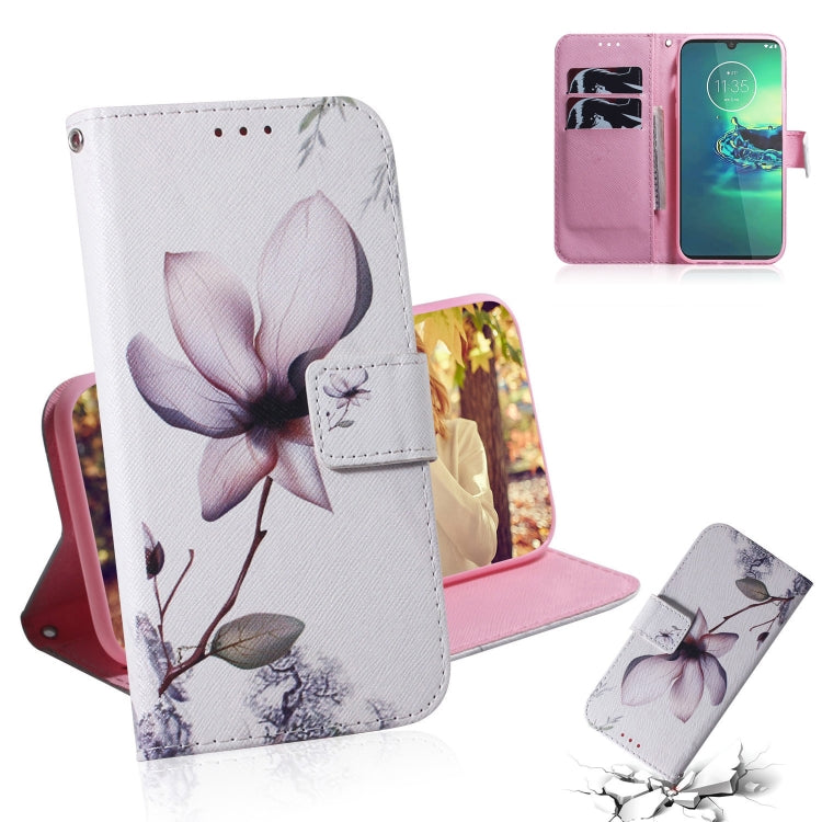Combined Pattern Magnetic Attraction Horizontal Flip Leather Case, Support Holder & Card Slot & Wallet, For Motorola Moto E6 Play, For Motorola Moto G8 Plus