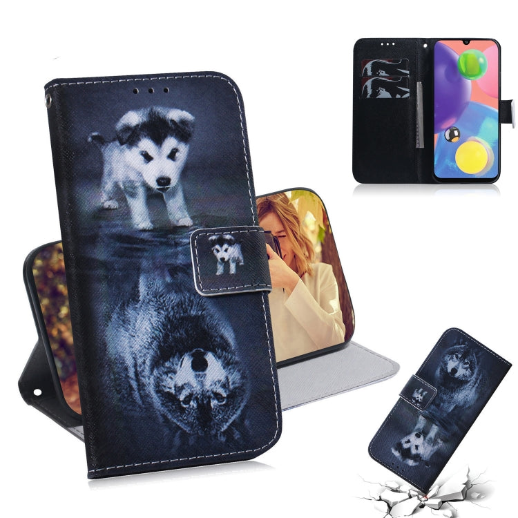 Combined Pattern Magnetic Attraction Horizontal Flip Leather Case, Support Holder & Card Slot & Wallet, For Galaxy A51, For Galaxy A70s