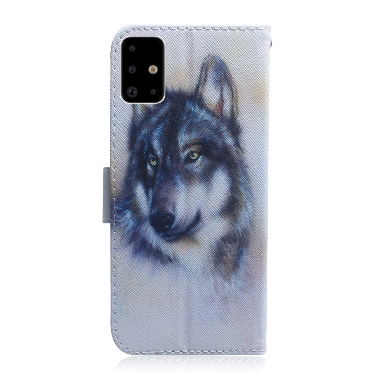 Combined Pattern Magnetic Attraction Horizontal Flip Leather Case, Support Holder & Card Slot & Wallet, For Galaxy A71, For Galaxy S20